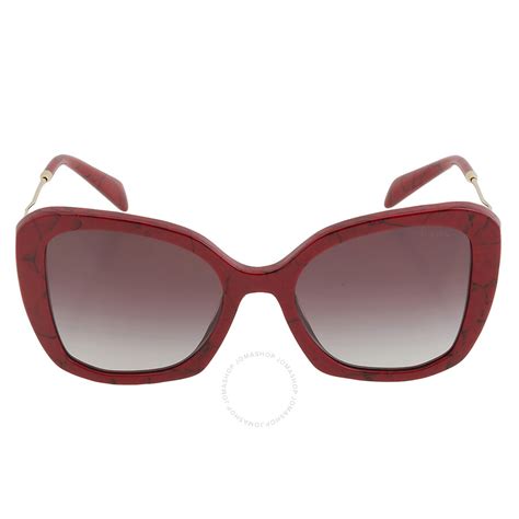 prada 03ys|Prada Gray Gradient Butterfly Ladies Sunglasses PR 03YS.